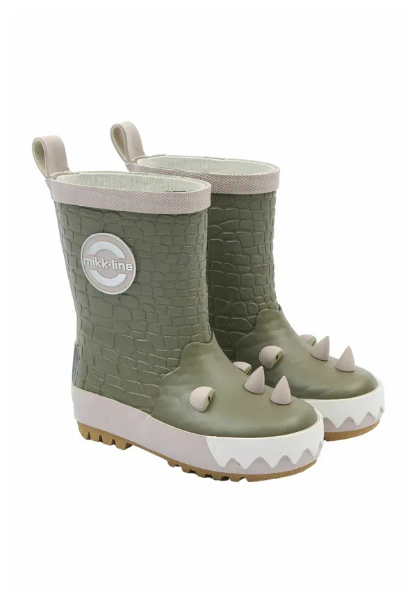 Сапоги резиновые 3D dragon wellies Mikk-Line, пыльно-оливковый — фото 2