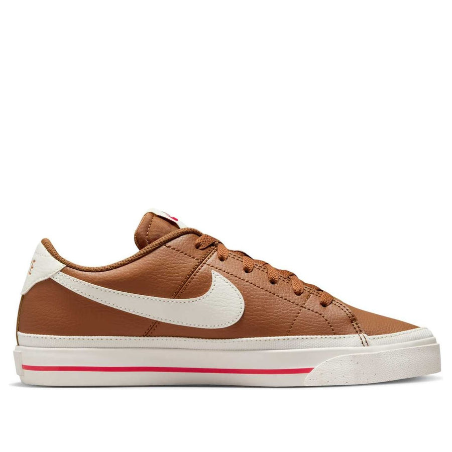 Кроссовки (WMNS) Nike Court Legacy Next Nature 'Light British Tan Fire Red Sail', желто-коричневый — фото 2