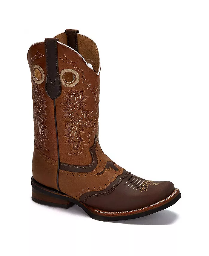 

Мужские ковбойские кожаные сапоги Western Cowboy Leather Boots Forastero, коричневый