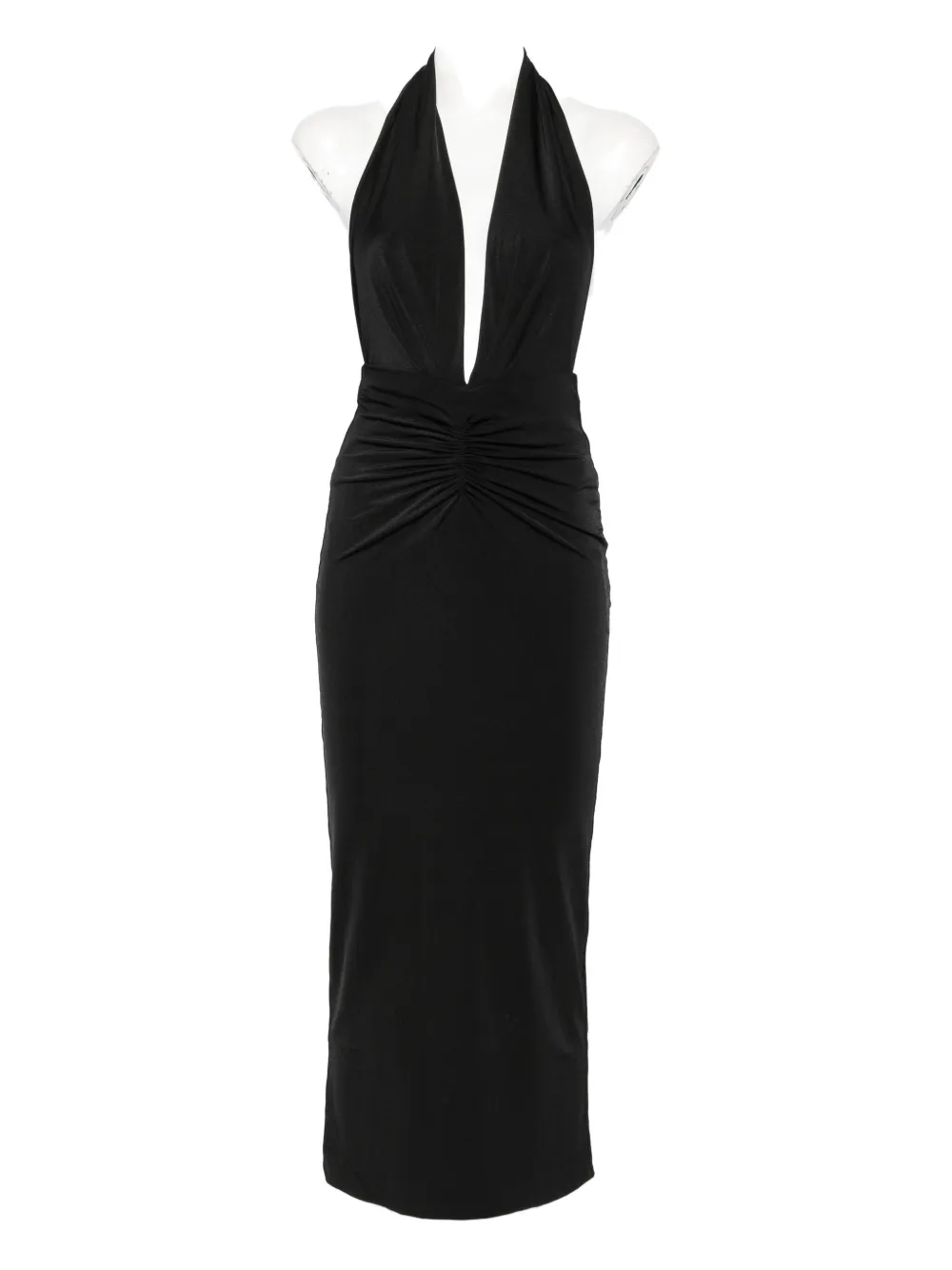 

Платье с воротником-халтер The Andamane, черный