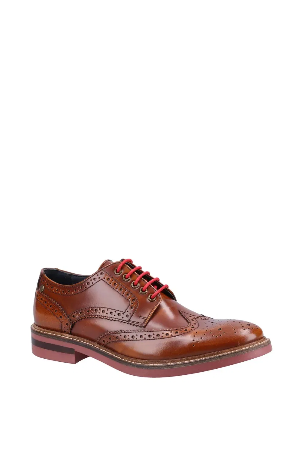 Броги мужские Woburn Hi-Shine Base London, бежевый