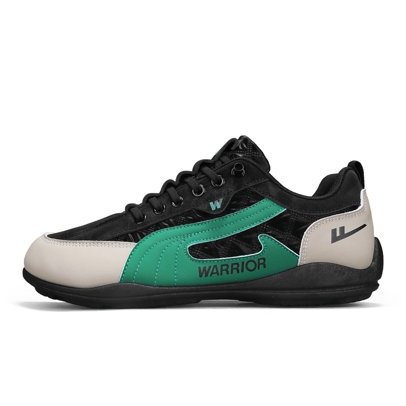 

WARRIOR Кроссовки Casual низкие мужские Coverage, Balance, Abrasion Resistant, Lightweight, Quick Dry черные абрикосовые зеленые
