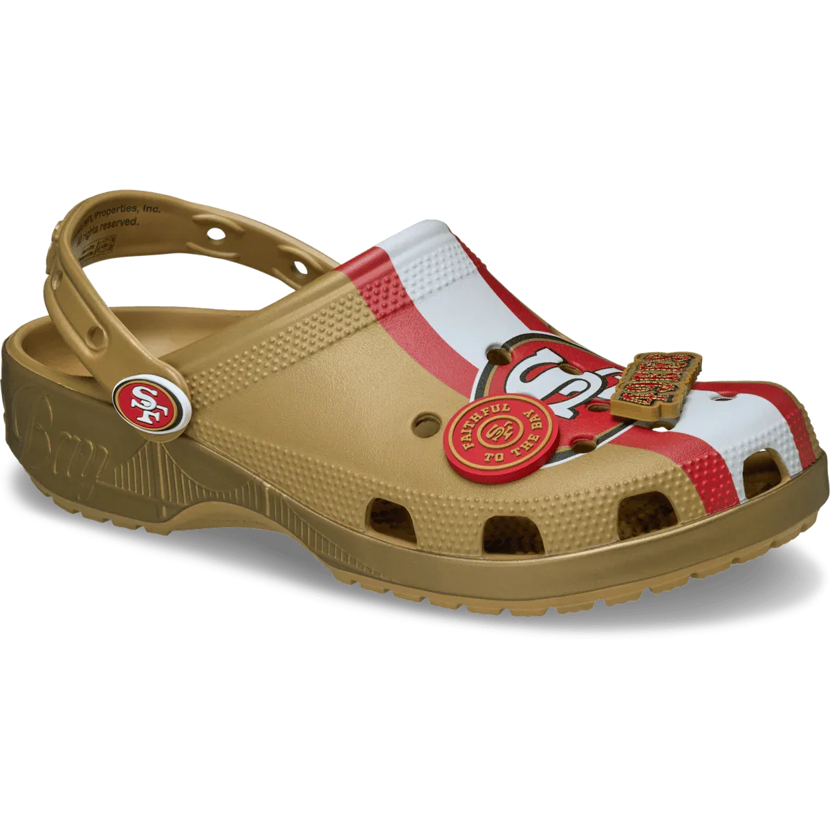 Классические сабо NFL San Francisco 49ers Crocs, Multi — фото 3