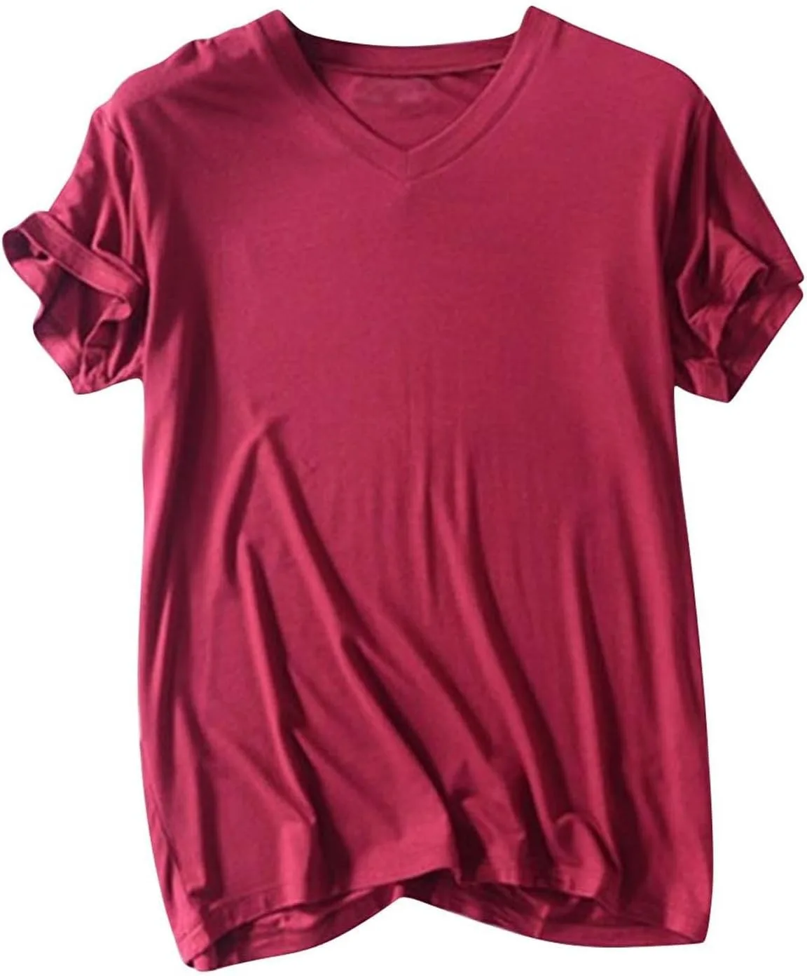 

Мужская пижама с коротким рукавом и круглым вырезом, свободная хлопковая футболка IEPOFG