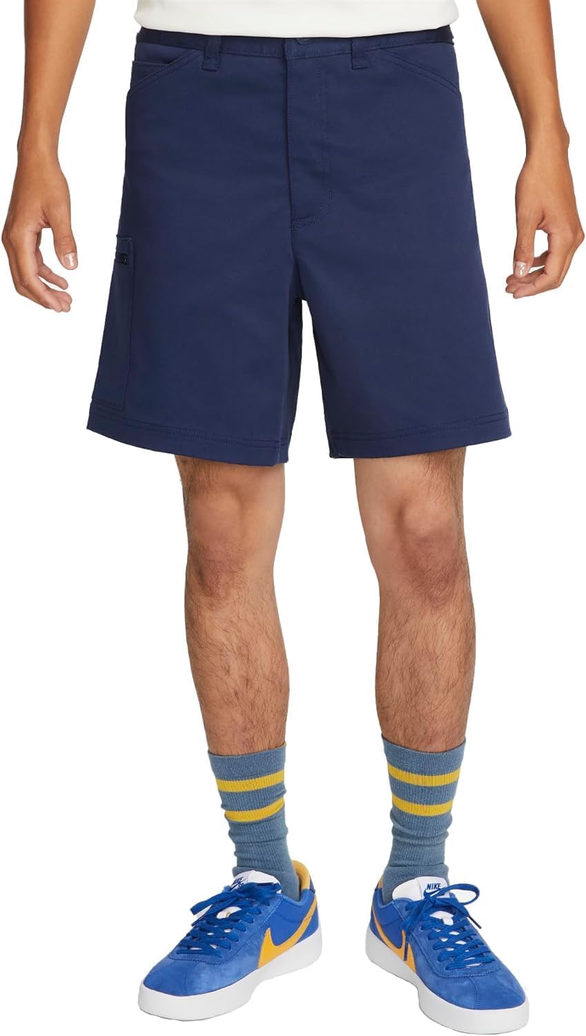 

Мужские шорты для скейтбординга Nike SB Novelty, цвет: темно-синий,, Midnight Navy/Sail/Ice Silver/Midnight Navy