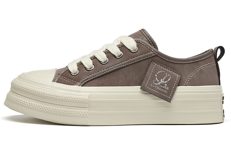 

Кроссовки La Chapelle Skateboard Low-Top, темно-коричневый/белый