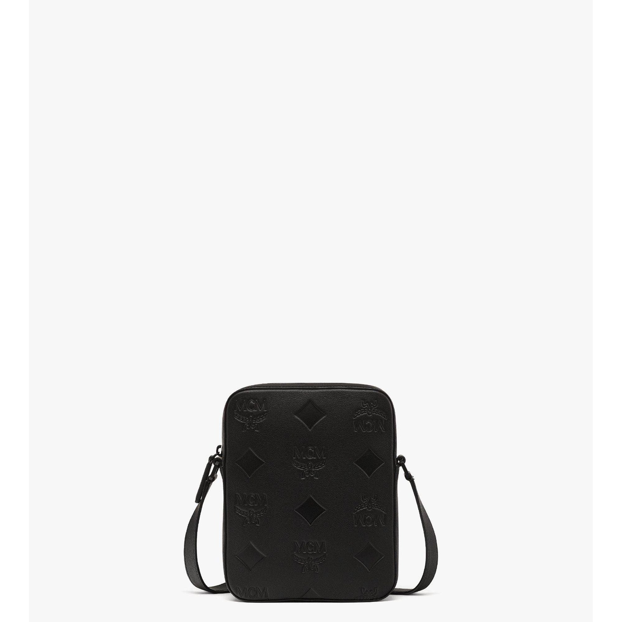 

Сумка через плечо Klassik из кожи с макси-монограммой MCM, черный