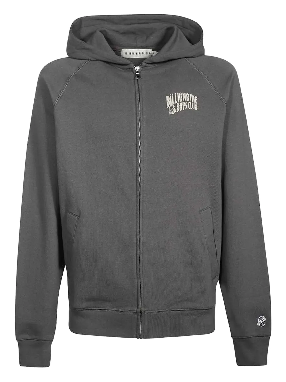 

Толстовка с капюшоном на молнии с логотипом Billionaire Boys Club, серый