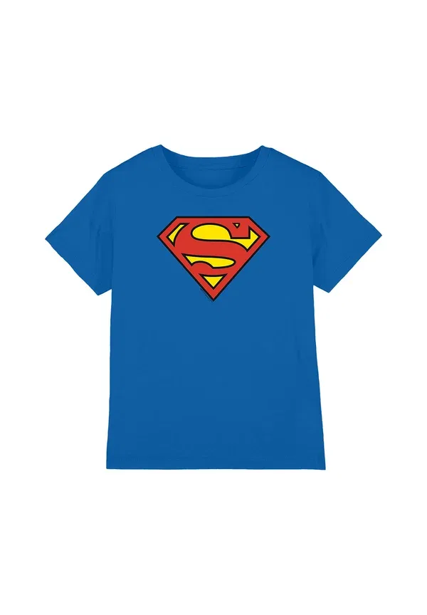 Футболка Cotton Soul Dc superman logo print t-shirt, королевский синий