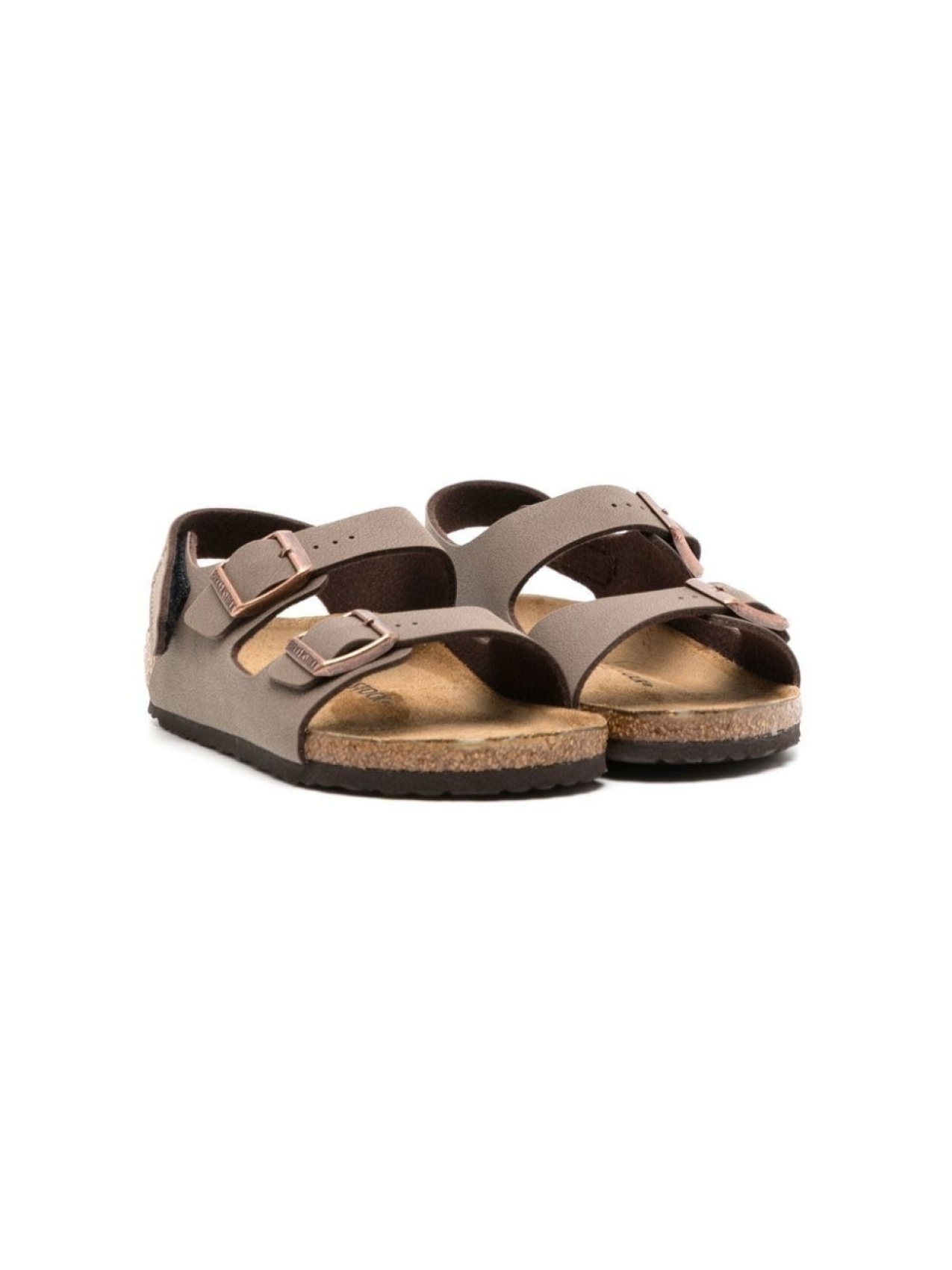 

Сандалии на плоской подошве Birkenstock Kids, коричневый