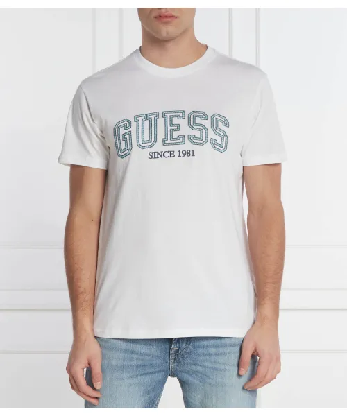 

Футболка Regular fit Guess Jeans, белый