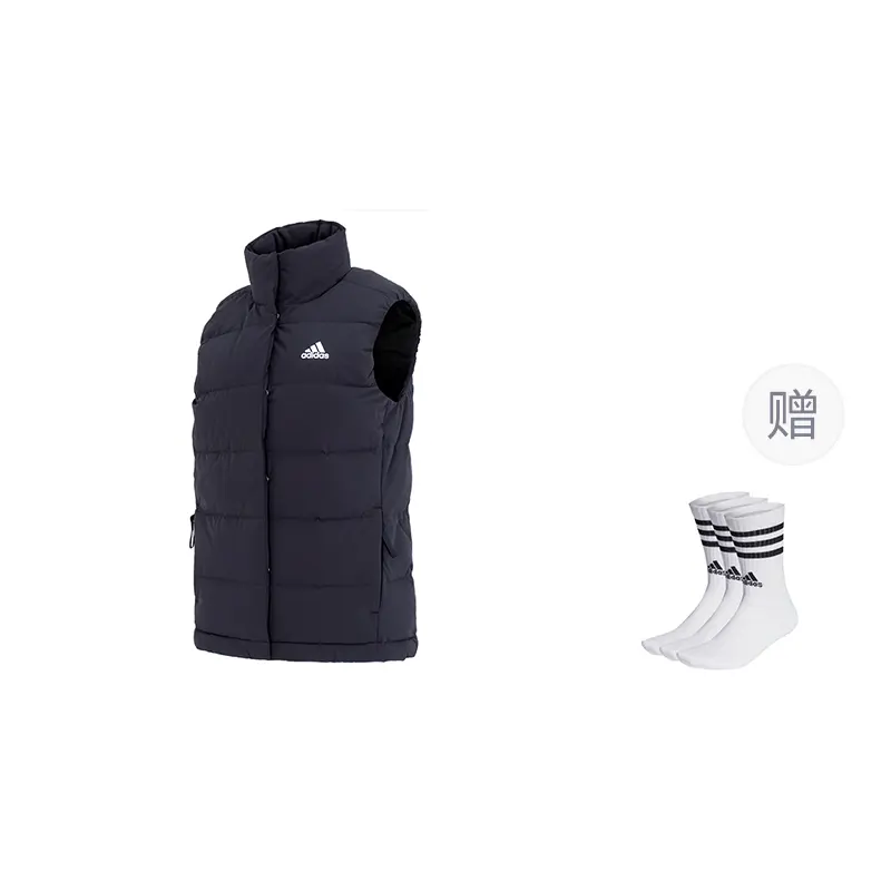 

Adidas With AdiClub Helionic Down Vest, Black-Comes with Socks