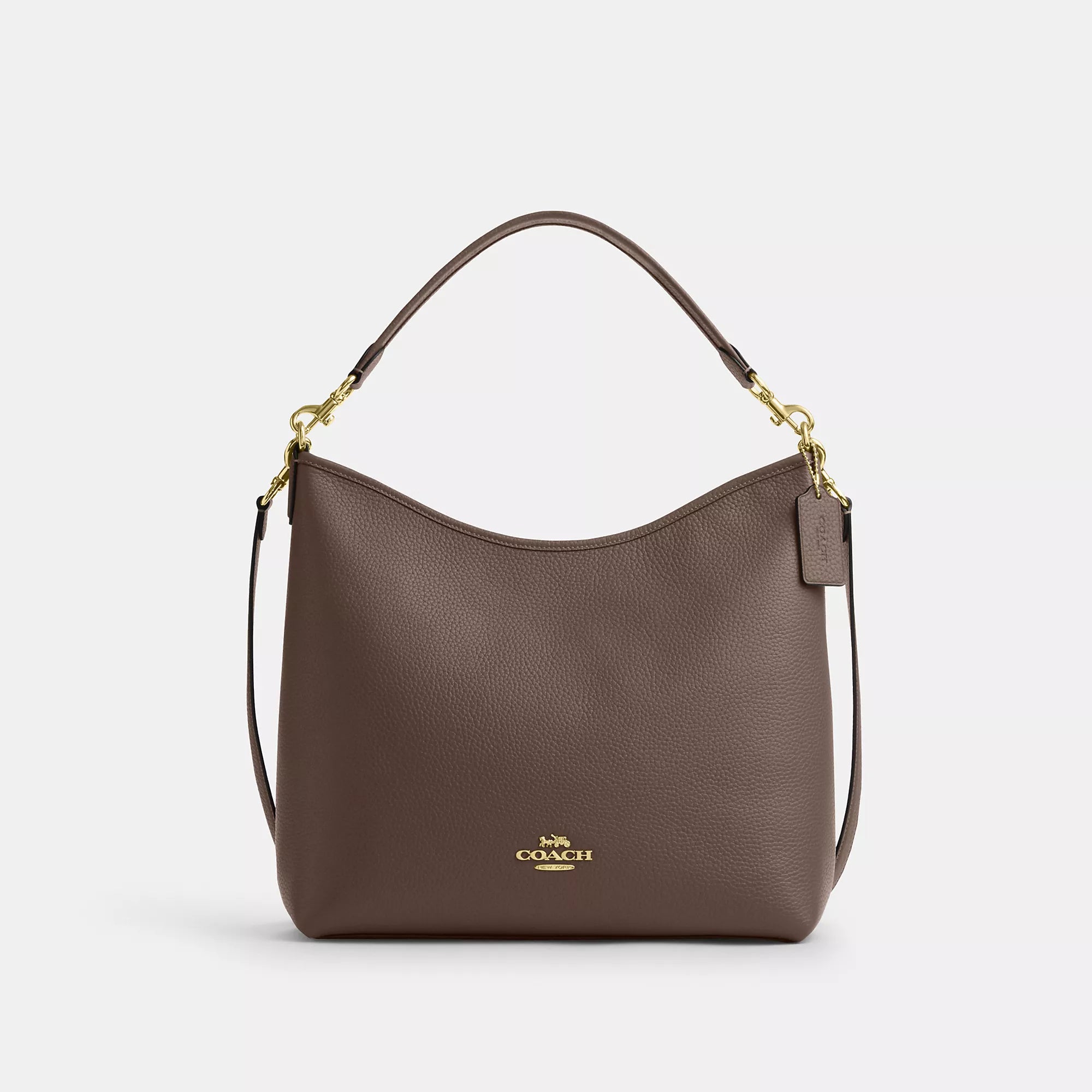 

Большая сумка через плечо Coach Outlet Laurel, цвет gold/dark stone