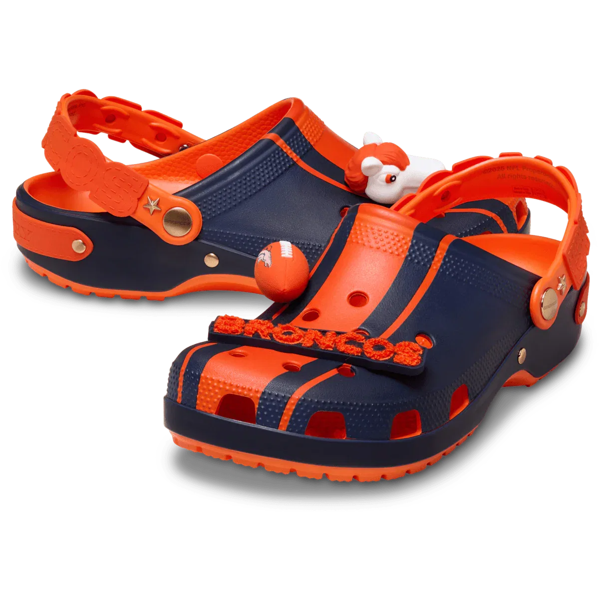 Классические сабо NFL Denver Broncos Crocs, Multi — фото 2