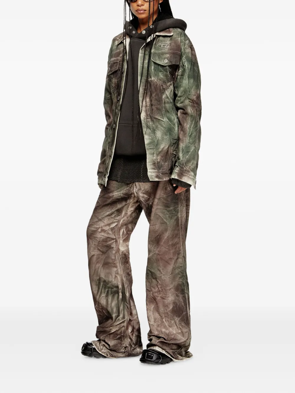 Куртка J-THUG-JKT из коллаборации с Thug Club Diesel, коричневый — фото 3
