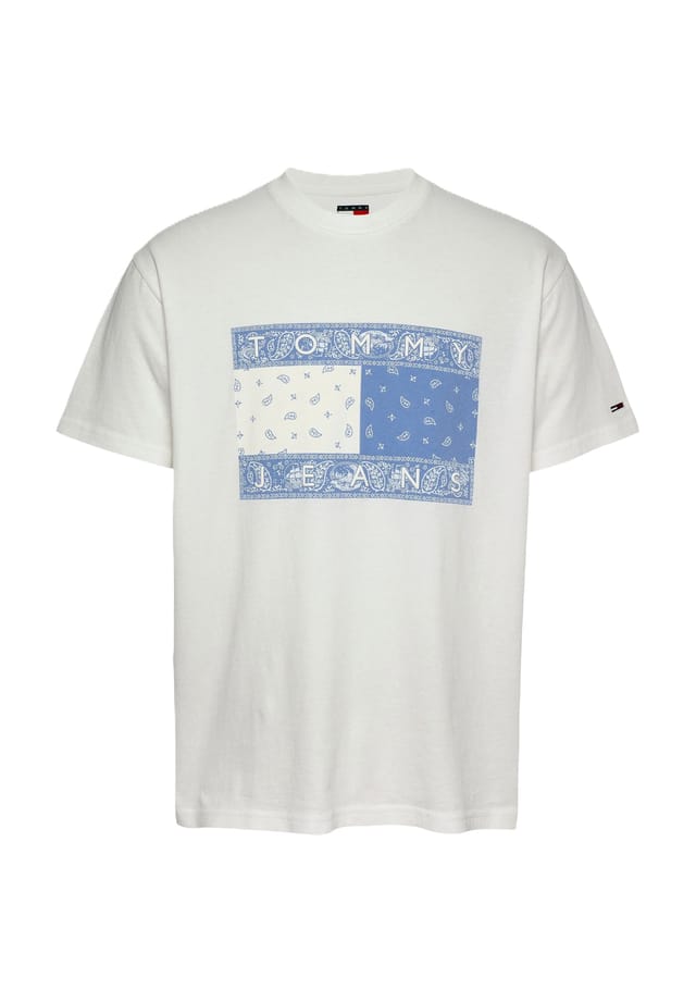 

Футболка хлопковая для мужчин Tommy Jeans, экрю