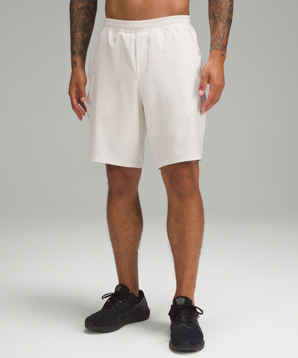 

Короткие шорты с подкладкой Pace Breaker Lululemon, белый
