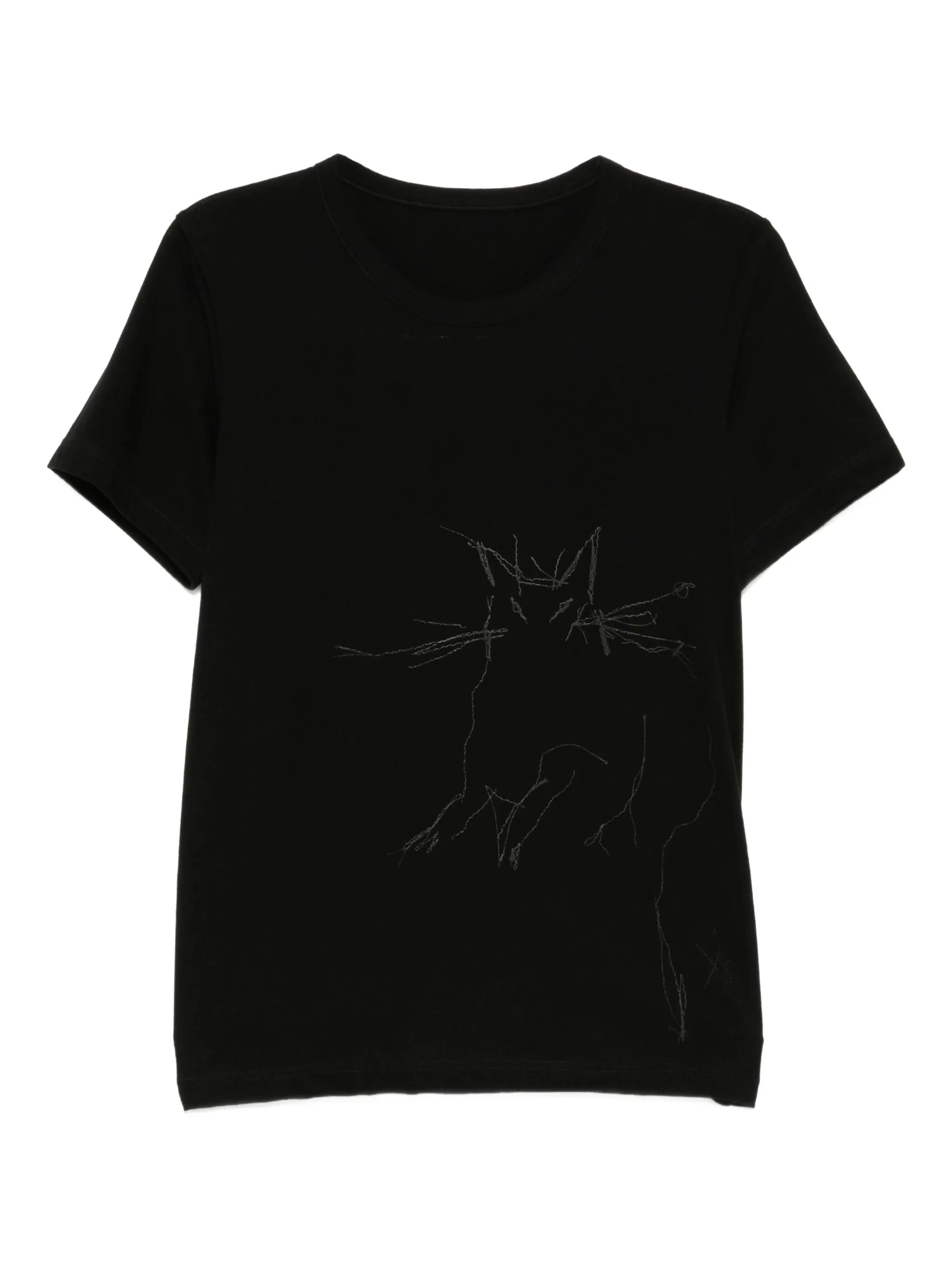 

Футболка с принтом Y'S, черный