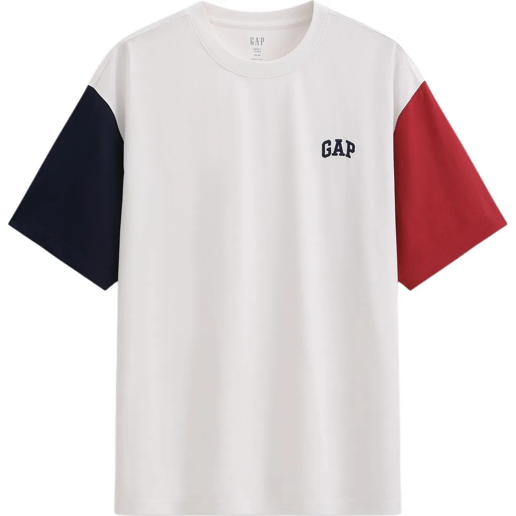 Футболка с круглым вырезом GAP Marine Blue — фото 3