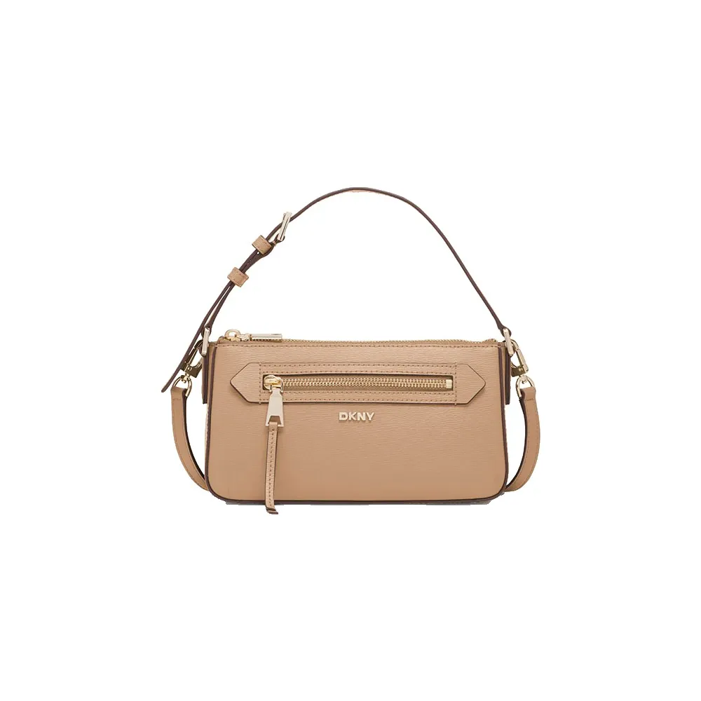 

Сумка через плечо DKNY Bryant Ave Tz Demi, бежевый