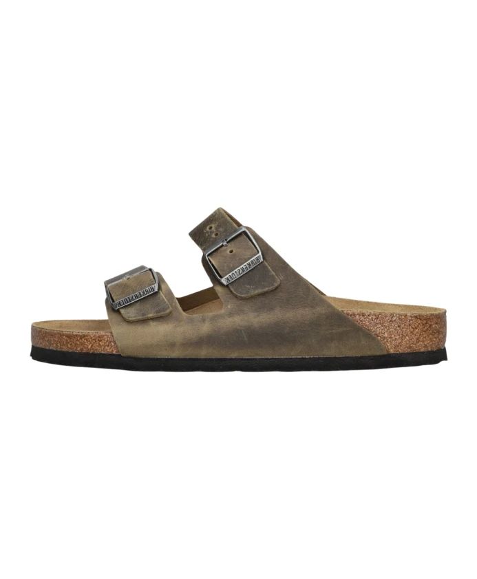 

Зеленые летние тапочки, стильный комфорт Birkenstock, зеленый