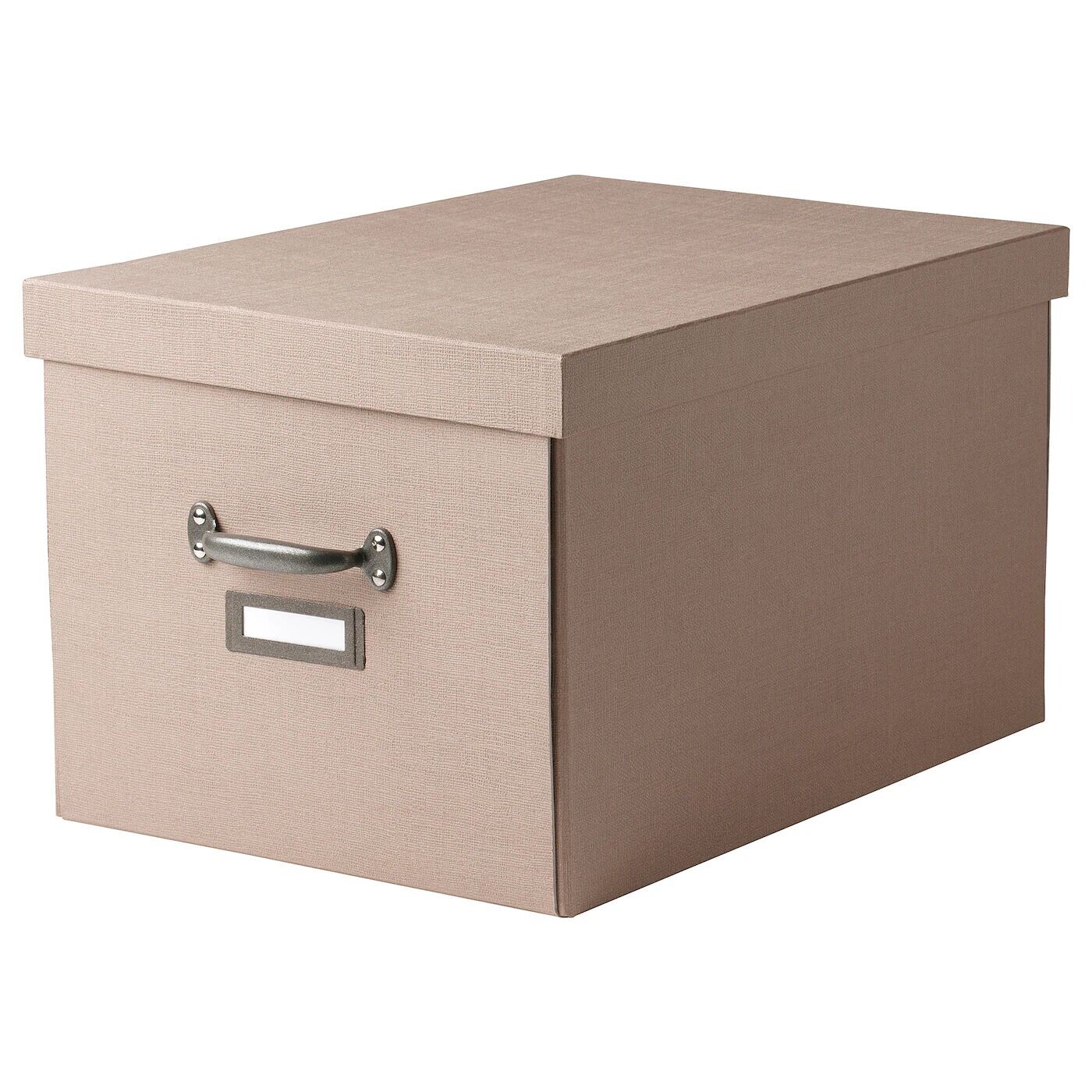 

Коробка с крышкой, темно-бежевый, 35х56х30 см, TJOG IKEA
