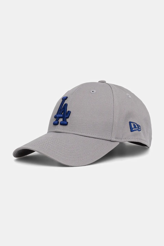 

Хлопковая кепка с козырьком 0 New Era, серый