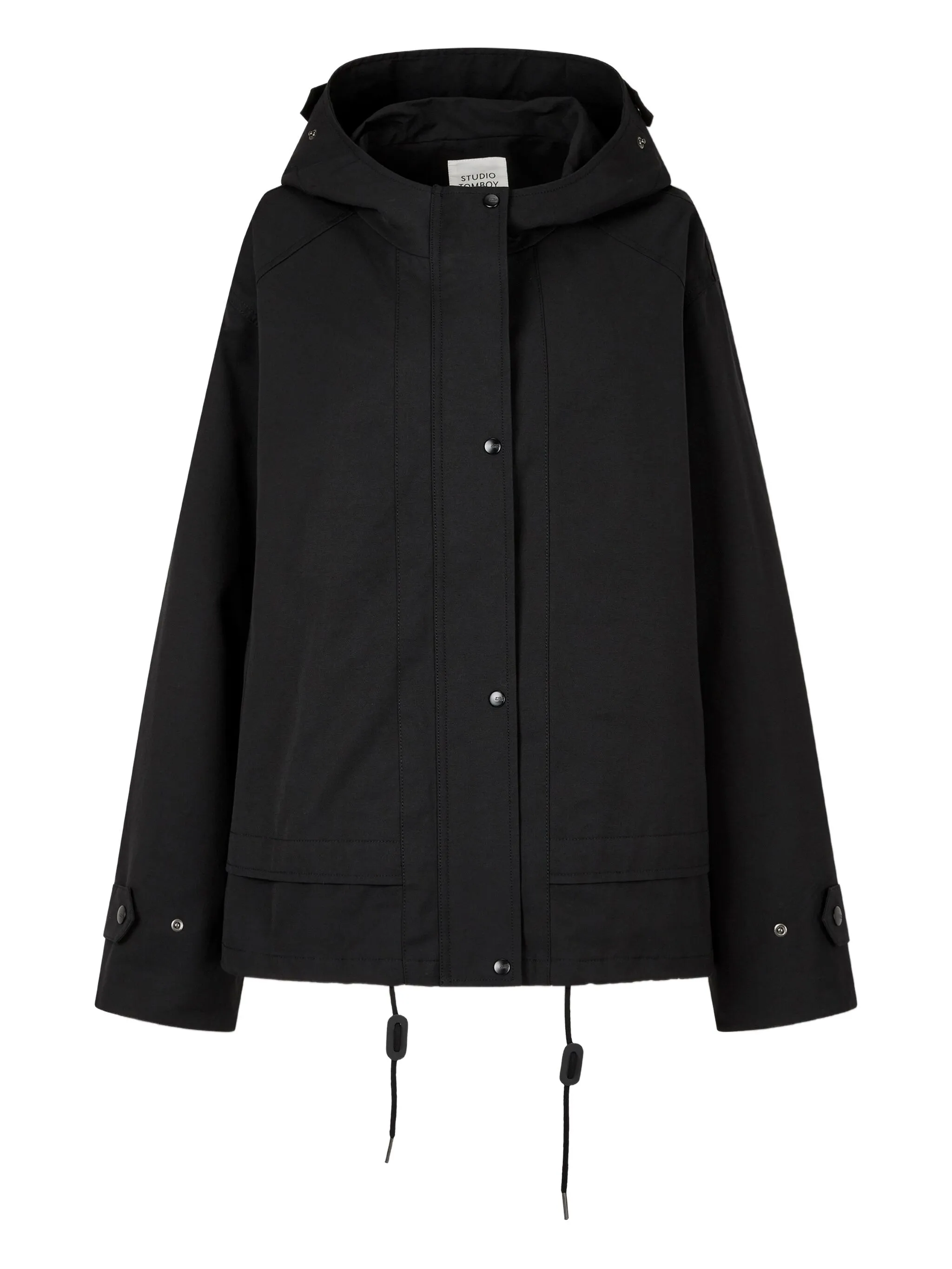 

Многослойная куртка с капюшоном Tomboy, черный
