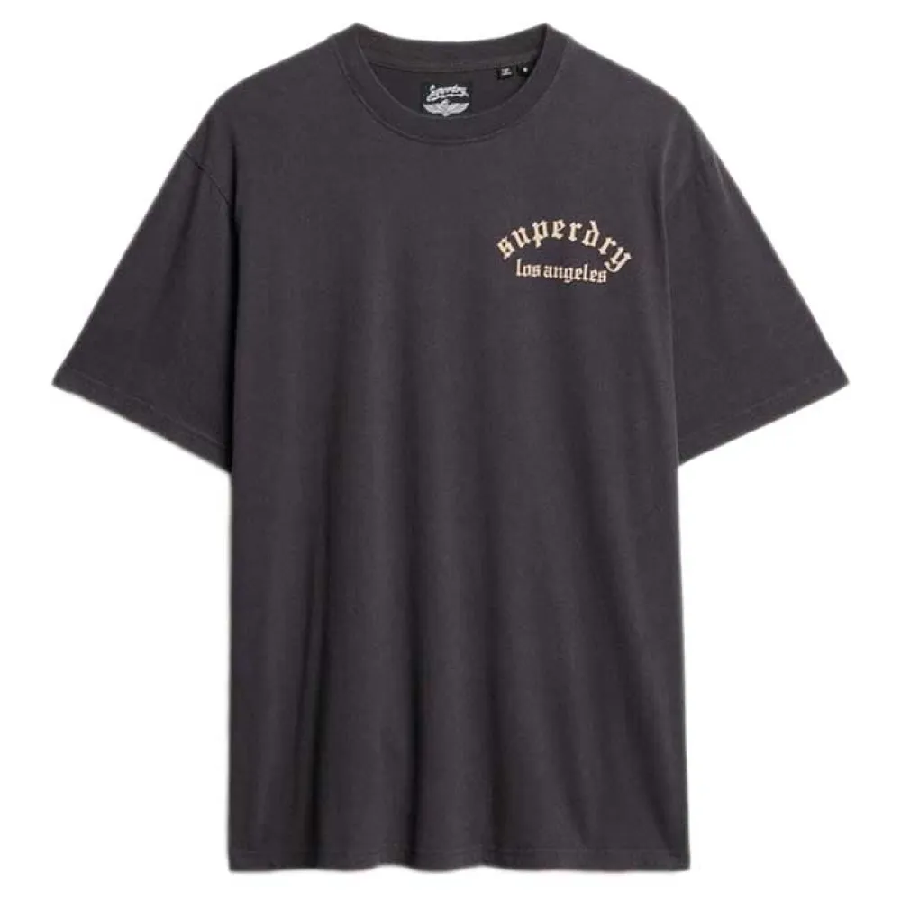 

Футболка с коротким рукавом Superdry Neo Trad Tattoo Loose Fit, серый