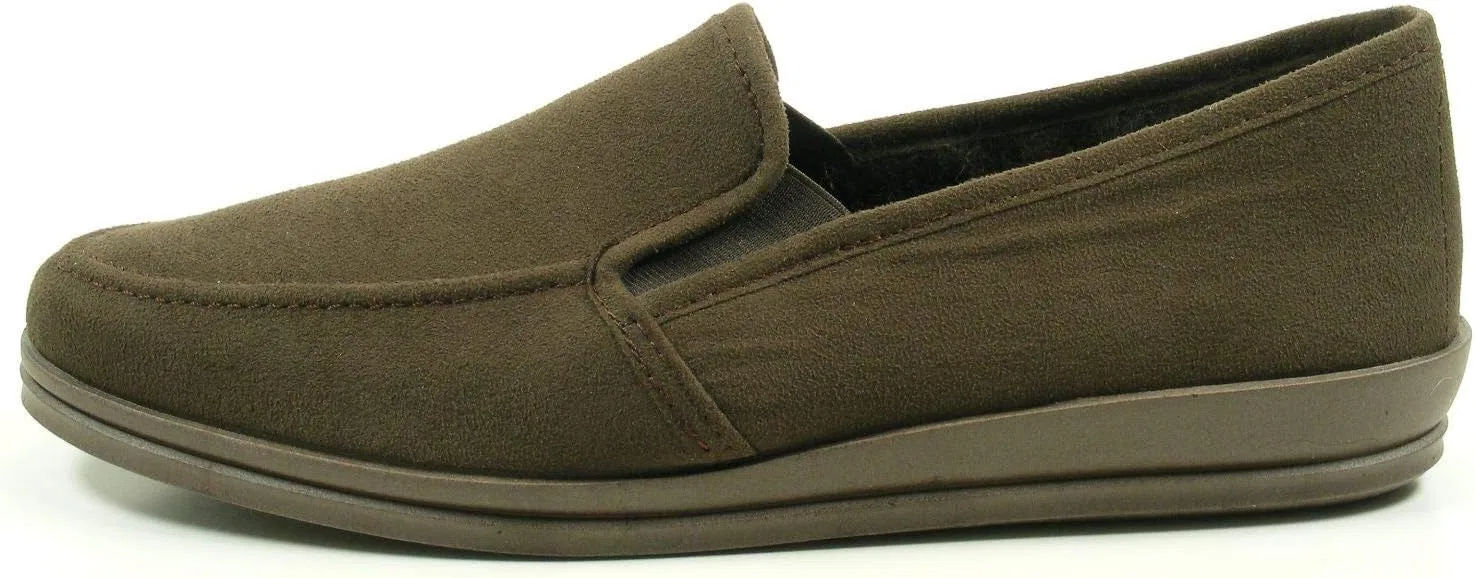 Мужские тапочки Rohde Lillestrom 2609-72 из натуральной шерсти, Brown — фото 2