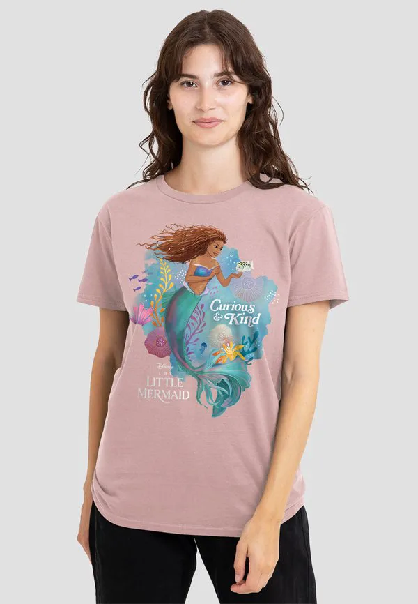 

Футболка с принтом «русалочка ариэль: любопытная и добрая» Disney, Pink, Розовый, Футболка с принтом «русалочка ариэль: любопытная и добрая» Disney, Pink