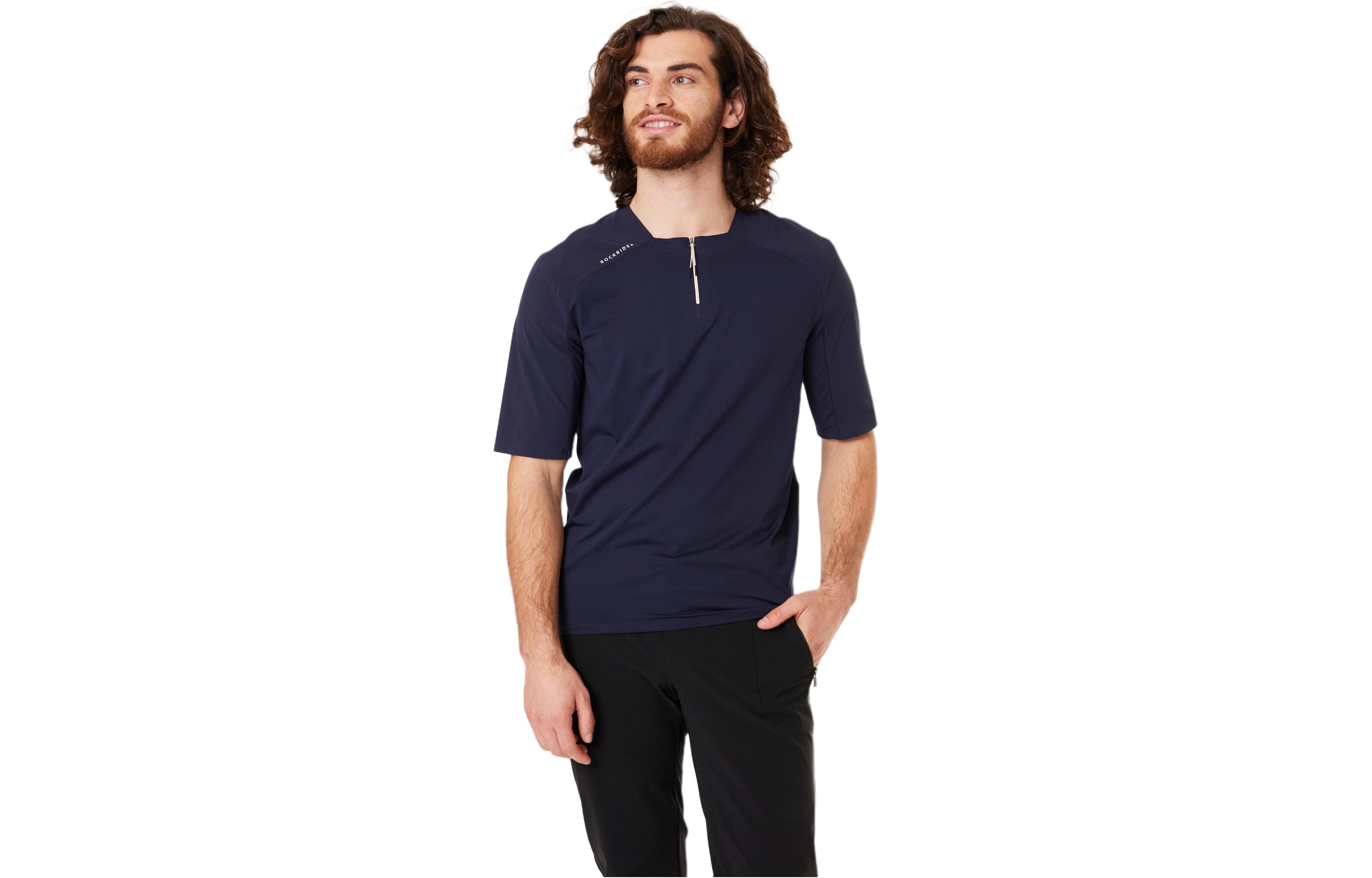 

DECATHLON Мужская одежда для велоспорта, сине-черная