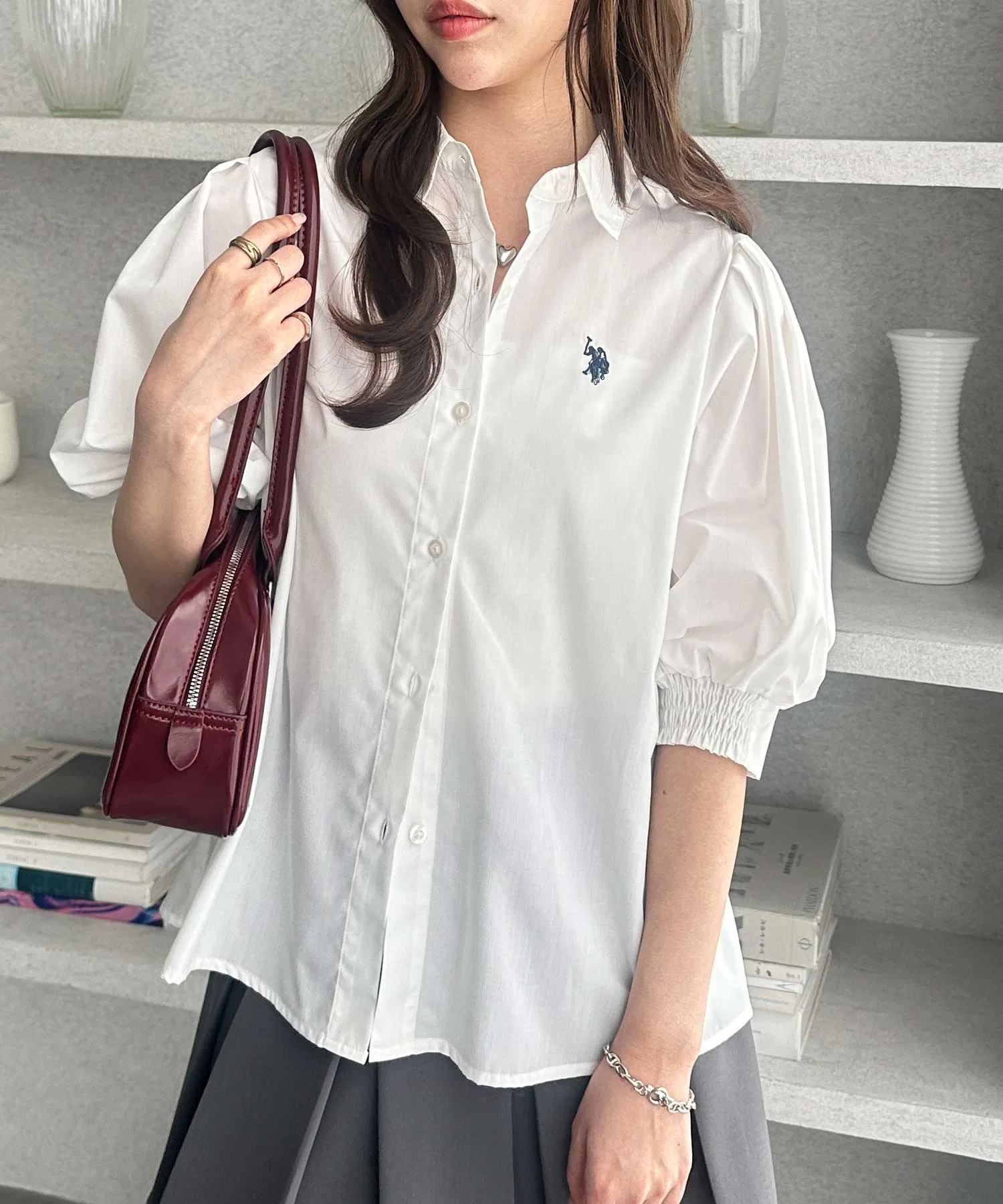 Женская рубашка U.S. POLO ASSN. — фото 2