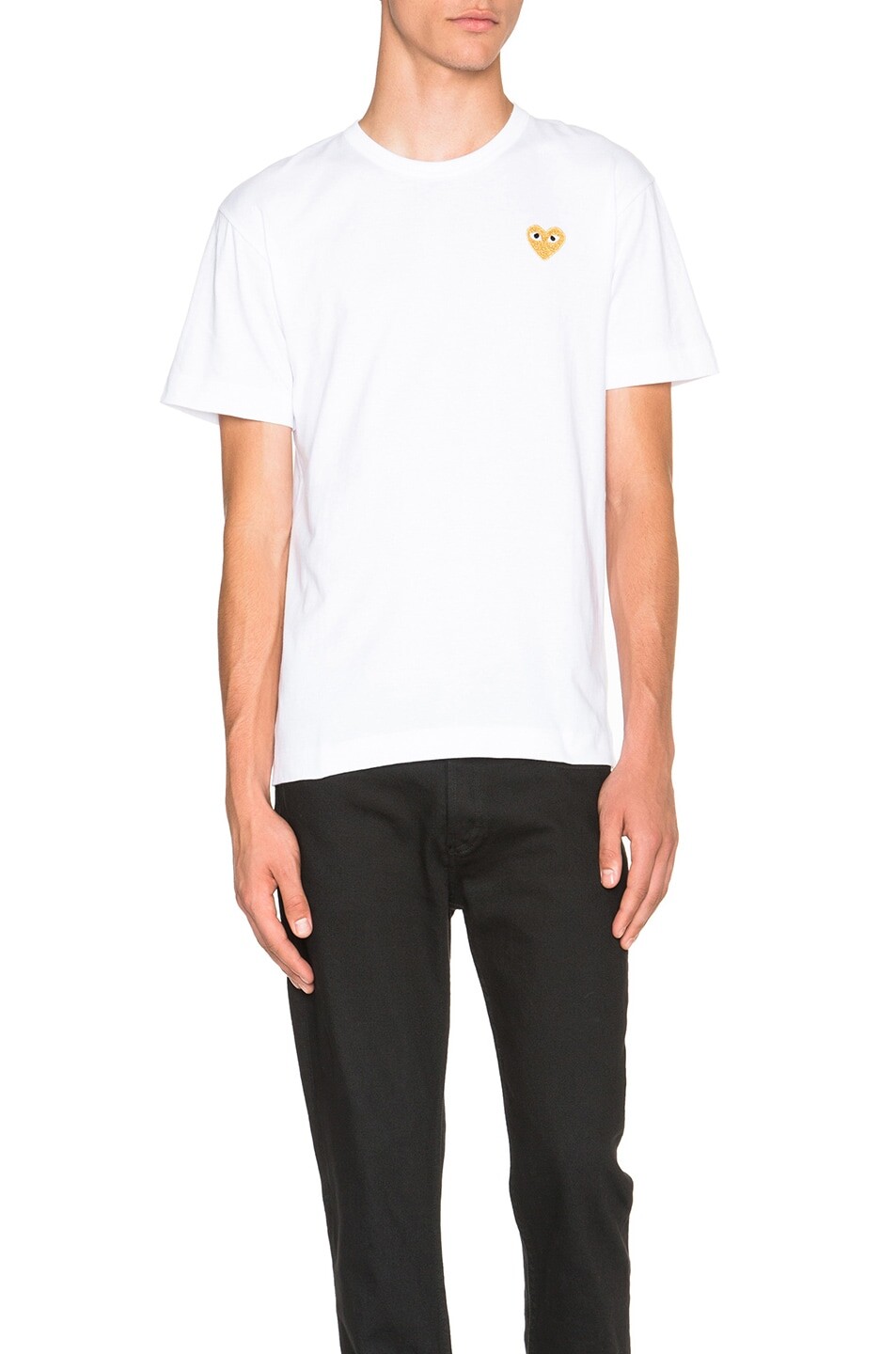 

Футболка Comme des Garçons Gold Emblem, белый