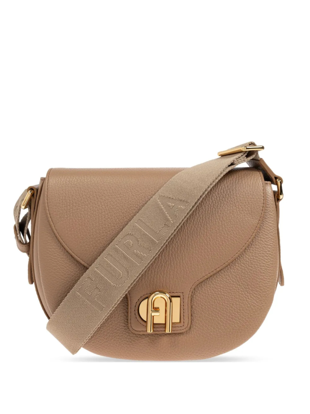 

Сумка с логотипом Furla, коричневый