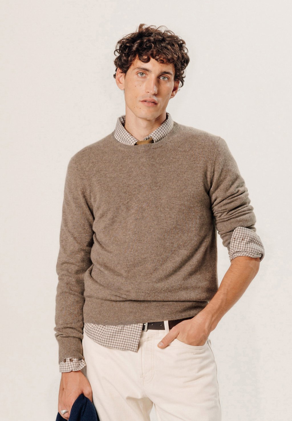 

Джемпер ROUND NECK Rodier, светло-коричневый