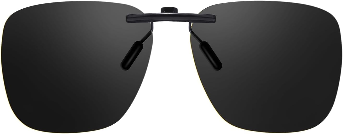 

Поляризованные солнцезащитные очки Trysee с зажимом для ношения поверх очков с диоптриями, защита UV400 (включая модели с откидной и неоткидной застежкой) TS-CO-103, Black - Non-flip Up