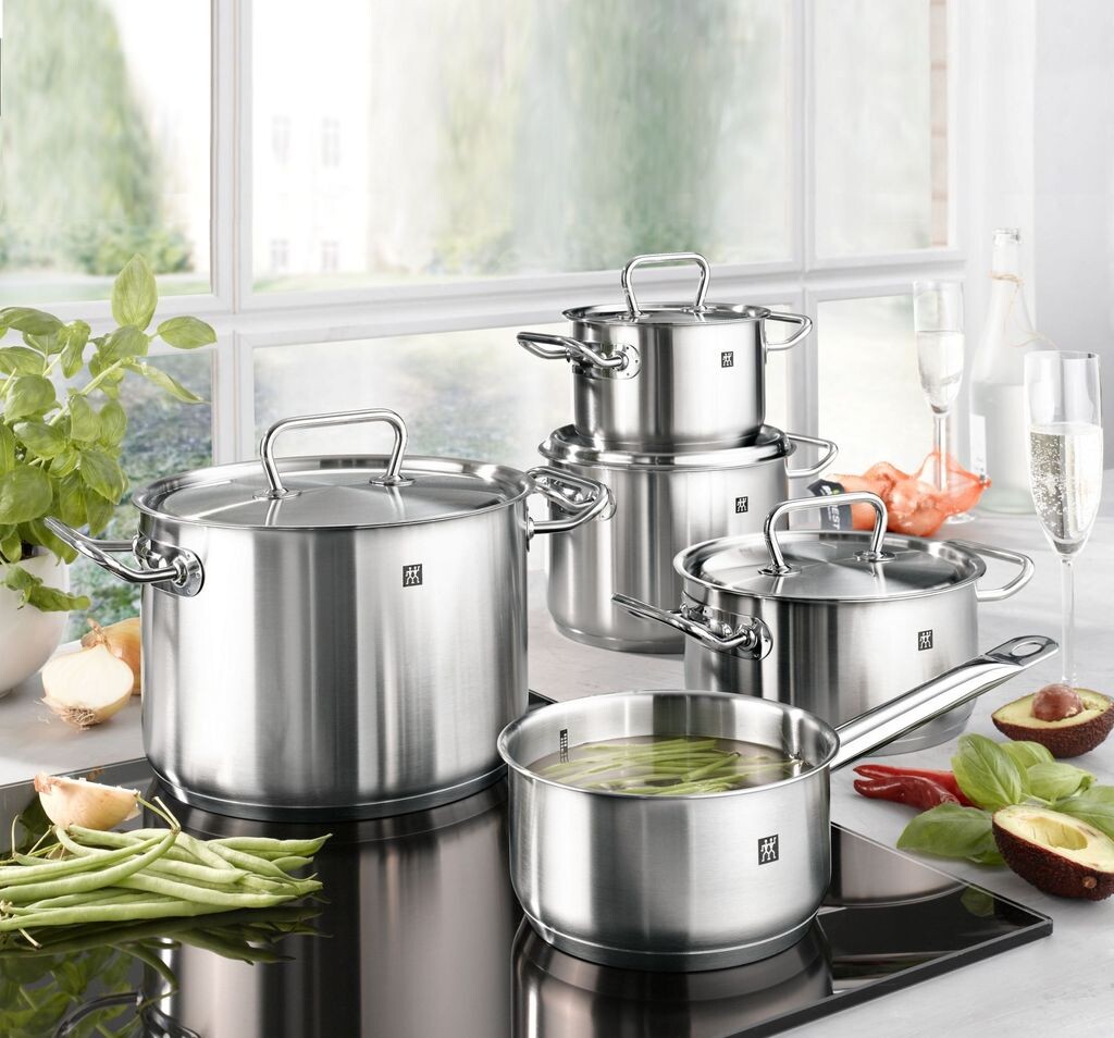 

Набор кастрюль ZWILLING TWIN Classic 5 предметов, серебро