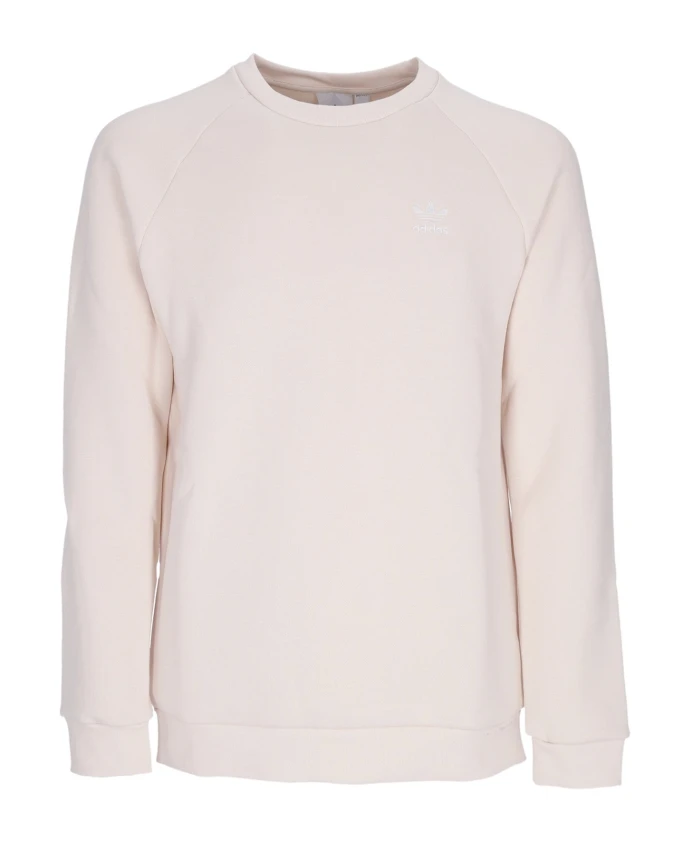 

Белая толстовка с круглым вырезом и культовым логотипом. Adidas, белый