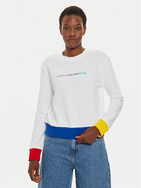 

Толстовка обычного кроя United Colors Of Benetton, белый