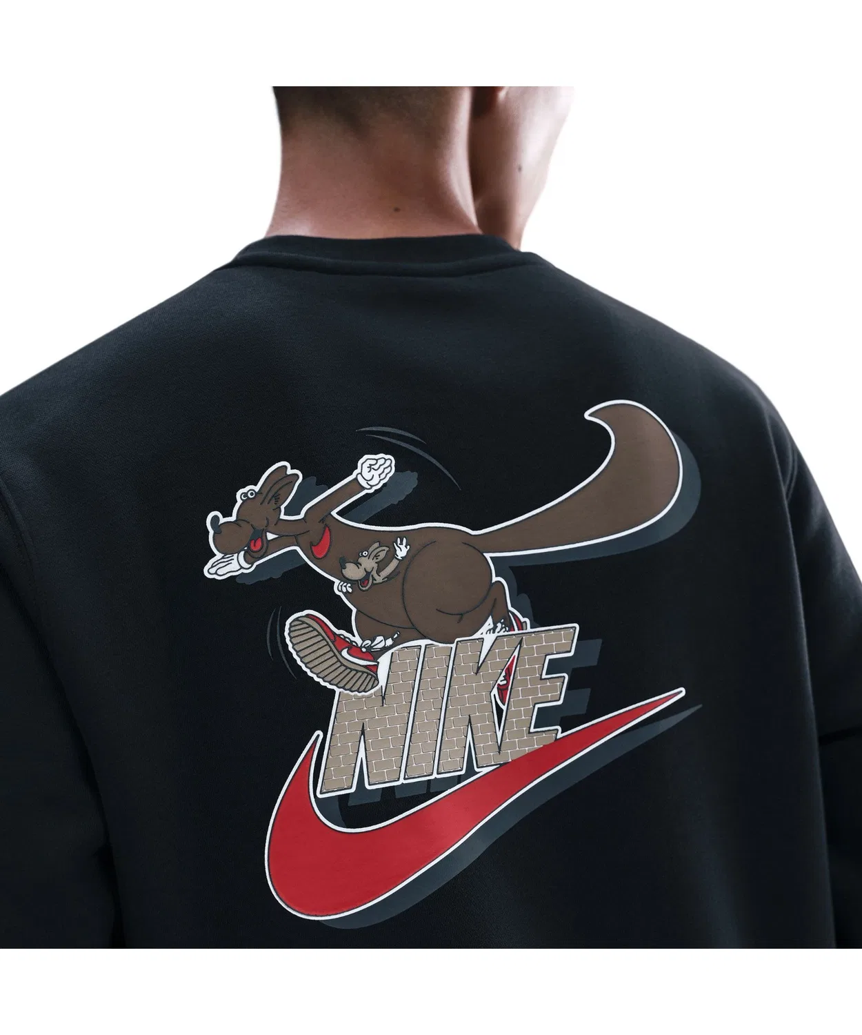 Свитшот Nike M Club BB Crew Neo Varsity серый — фото 3