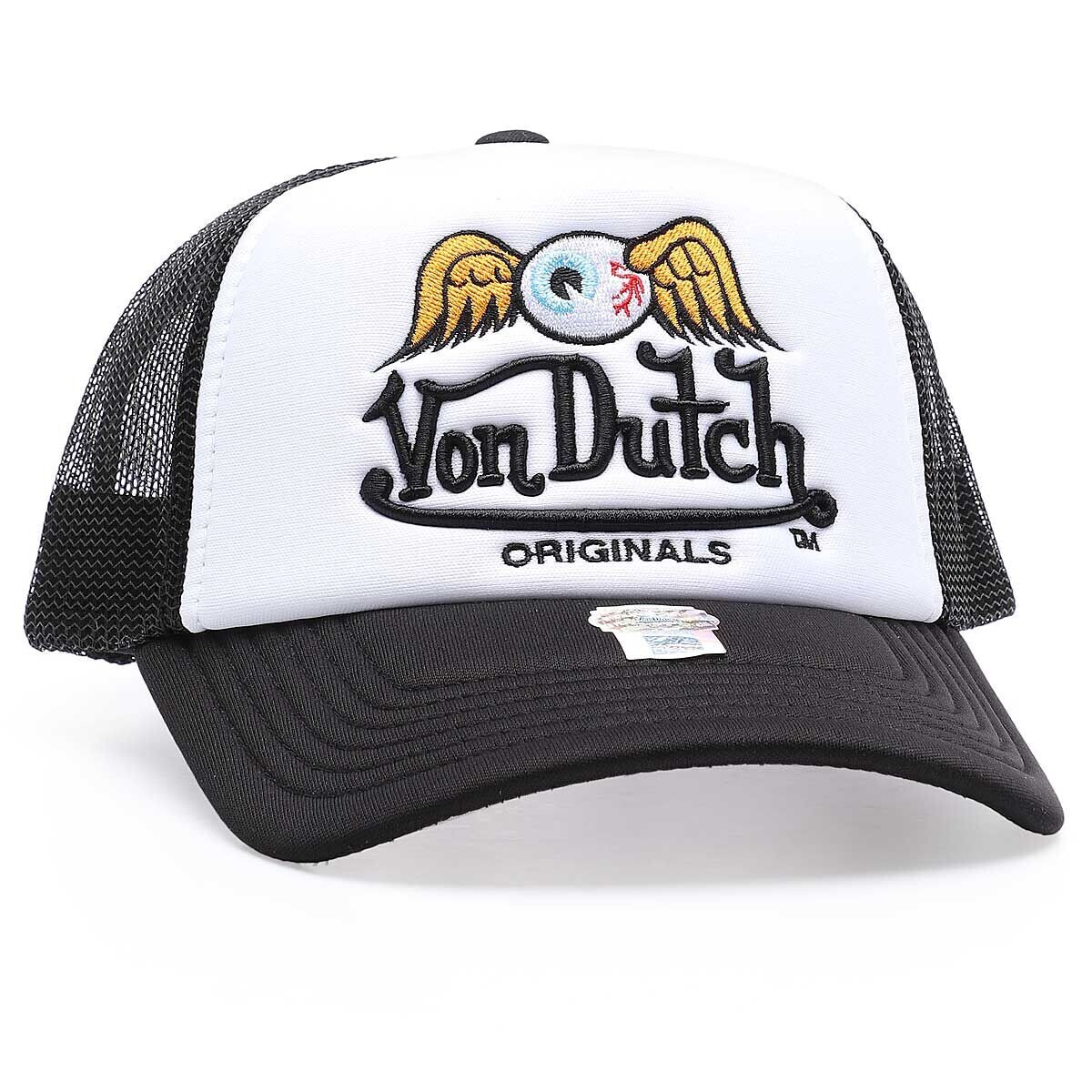 

Кепка Baker Foam Trucker Von Dutch, цвет Weiß/Schwarz