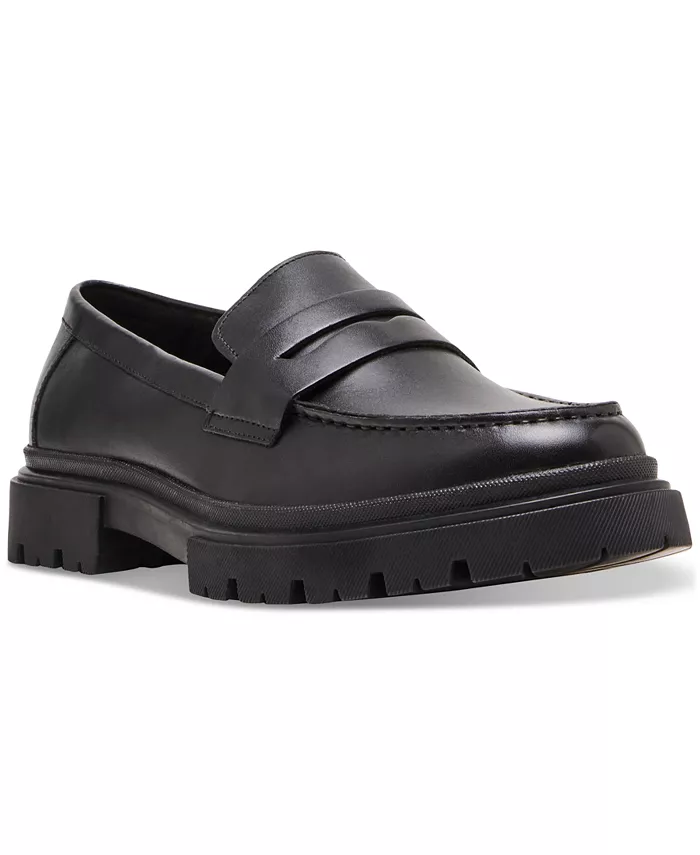 

Мужские пенни-лоферы Akkron на массивной подошве из кожи Steve Madden, черный