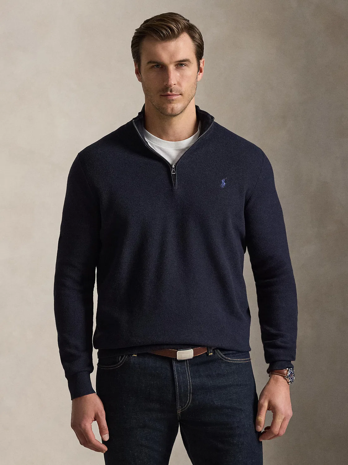 Свитер Polo Ralph Lauren Big & Tall, Navy — фото 2