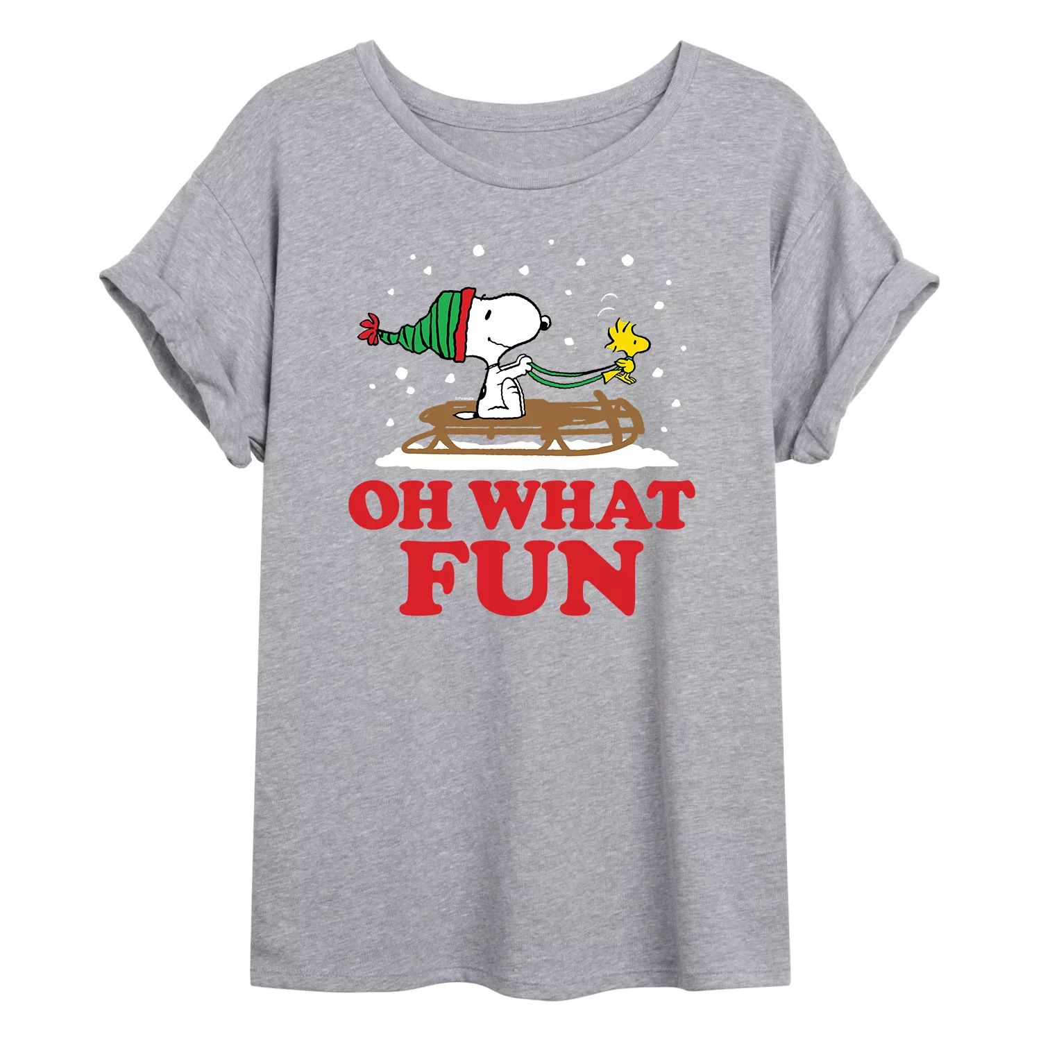 

Большая футболка с рисунком Peanuts для детей "Oh What Fun" Licensed Character