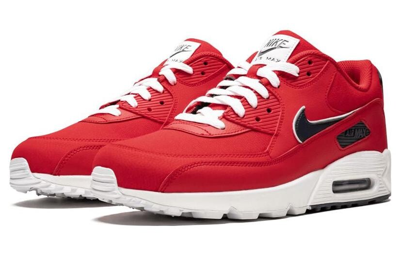 Кроссовки Nike Air Max 90 University Red, красный — фото 3