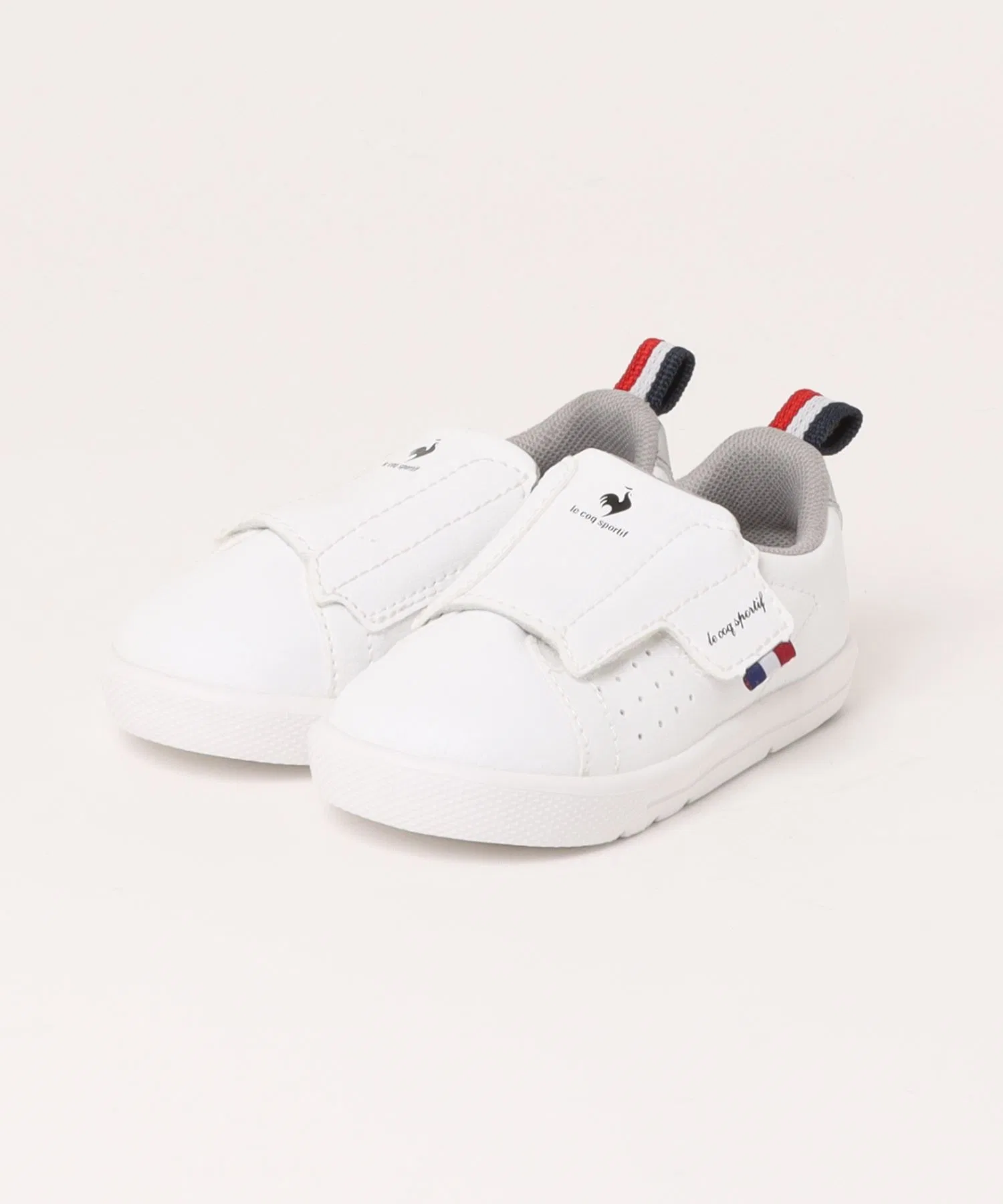 Детские кроссовки le coq sportif LA ROLAND 2 F на липучке белые
