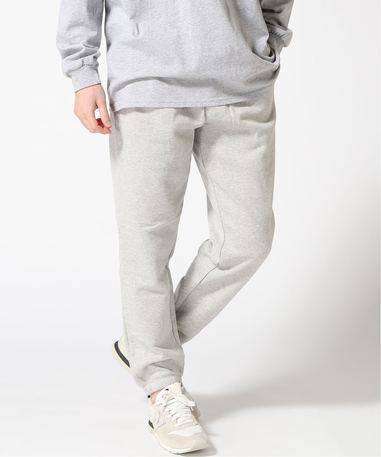 (U) Винтажные мягкие спортивные штаны (унисекс, комплект) GAP, LIGHT HEATHER GREY B08