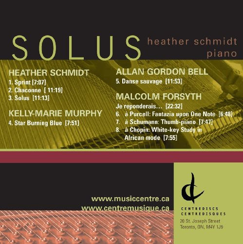 

CD диск Schmidt / Bell / Murphy / Forsyth: Solus