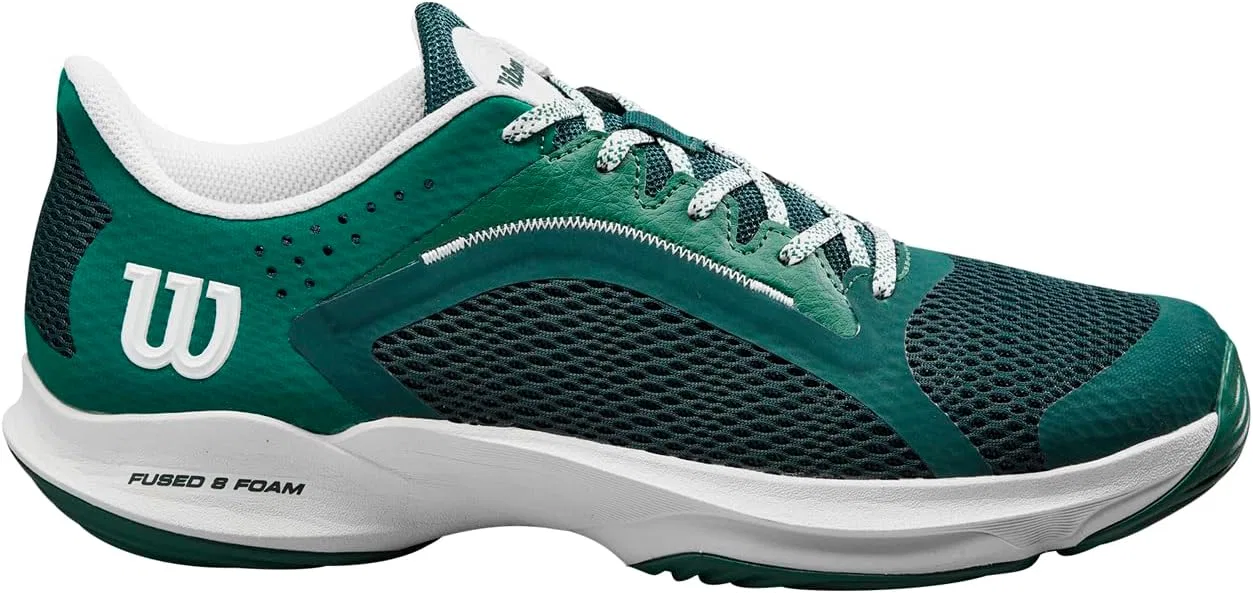 Мужские кроссовки для пиклбола WILSON Rush Pro Ace, цвет Ponderosa Pine Evergreen White